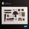 KELIK K72179 Jaguar A - interior 3D decals for HobbyBoss kit 1/72